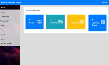 Complete online alumni management system script using PHP MYSQL source code